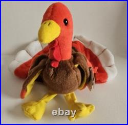 Ty Beanie Baby. Gobbles the turkey Rare/Retired NMWT with Tag Errors Ty Beanie Baby. Gobbles the turkey Rare/Retired NMWT with Tag Errors