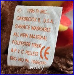 Ty Beanie Baby. Gobbles the turkey Rare/Retired NMWT with Tag Errors Ty Beanie Baby. Gobbles the turkey Rare/Retired NMWT with Tag Errors