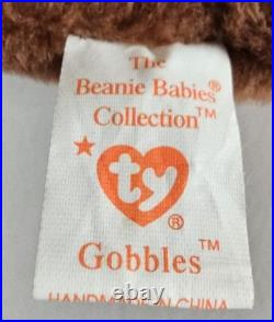 Ty Beanie Baby. Gobbles the turkey Rare/Retired NMWT with Tag Errors Ty Beanie Baby. Gobbles the turkey Rare/Retired NMWT with Tag Errors
