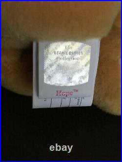 Ty Beanie Baby HOPE ULTRA RARE NEW 2 Can. Tags + More INVESTMENT QUALITY