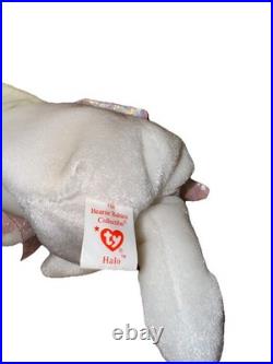 Ty Beanie Baby Halo With Brown Nose Vintage 1998 Rare With Errors