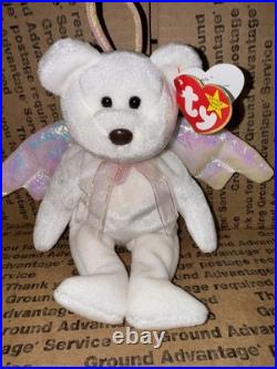 Ty Beanie Baby Halo With Brown Nose Vintage 1998 Rare With Errors
