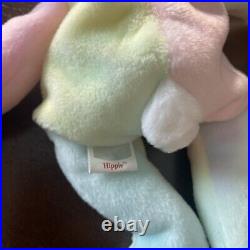 Ty Beanie Baby Hippie the Bunny. RARE/ RETIRED/ TAG ERRORS