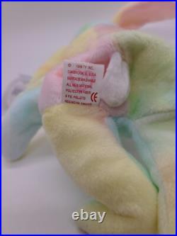 Ty Beanie Baby Hippie the Bunny. RARE/ RETIRED/ TAG ERRORS