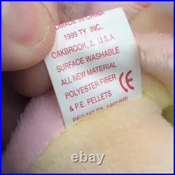 Ty Beanie Baby Hippie the Bunny. Rare Retired With Tag ERRORS Vintage