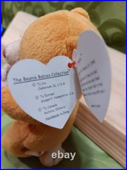 Ty Beanie Baby Hope Bear w Rare Tag Error Hang Tag 1998 Tag Rear Tag 1999 Ty Beanie Baby Hope Bear w Rare Tag Error Hang Tag 1998 Tag Rear Tag 1999