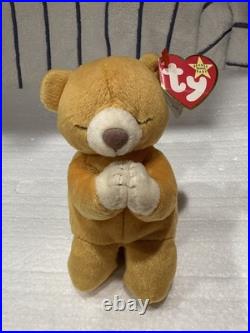 Ty Beanie Baby Hope the Praying Bear 1998 Rare with Tag Errors Vintage
