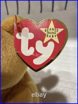 Ty Beanie Baby Hope the Praying Bear 1998 Rare with Tag Errors Vintage