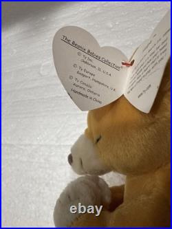 Ty Beanie Baby Hope the Praying Bear 1998 Rare with Tag Errors Vintage