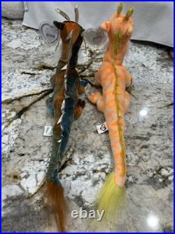 Ty Beanie Baby LOONG Dragons RARE 2005 Asian-Pacific Exclusive NWT Tag Protector