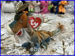 Ty Beanie Baby LOONG Dragons RARE 2005 Asian-Pacific Exclusive NWT Tag Protector