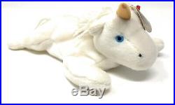 Ty Beanie Baby MYSTIC unicorn with Tag ERRORS RARE PVC RETIRED ORIGINAL 1994
