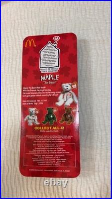 Ty Beanie Baby Maple The Bear Very Rare 1999 New In Package