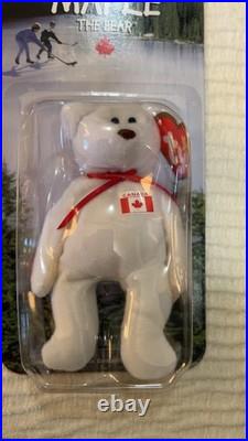 Ty Beanie Baby Maple The Bear Very Rare 1999 New In Package