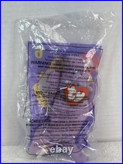 Ty Beanie Baby McDonald's Collection Happy the Hippopotamus Lavender New RARE Ty Beanie Baby McDonald's Collection Happy the Hippopotamus Lavender New RARE
