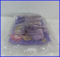 Ty Beanie Baby McDonald's Collection Happy the Hippopotamus Lavender New RARE Ty Beanie Baby McDonald's Collection Happy the Hippopotamus Lavender New RARE