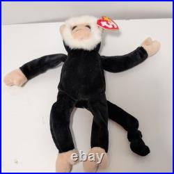 Ty Beanie Baby Mooch With Rare Retired Tag Errors Great Condition
