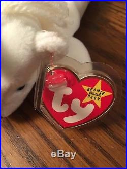 Ty Beanie Baby Mystic the Unicorn 1994/1993 with Tag Errors Rare PE Pellets