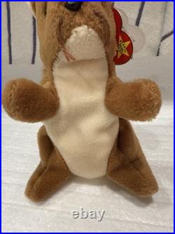 Ty Beanie Baby Nuts The Squirrel Rare! Original tag. PVC Plenty Of Tag Errors