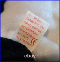 Ty Beanie Baby Original Fortune Panda Bear Retired1997/1998 Tag Errors Rare