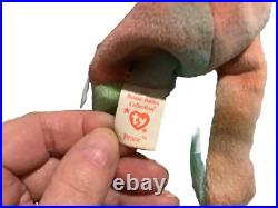 Ty Beanie Baby Original Peace Bear Rare Retired WithMultiple Tag Errors Vtg 1996