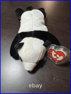 Ty Beanie Baby PEKING RARE 2nd Gen Heart Tag 1st Gen Tush Tag PVC Pellets