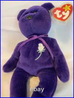 Ty Beanie Baby? PRINCESS Diana Bear 1997 RARE & RETIRED MINT with MINT TAGS