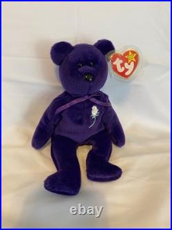 Ty Beanie Baby? PRINCESS Diana Bear 1997 RARE & RETIRED MINT with MINT TAGS
