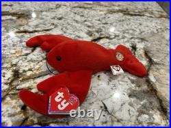 Ty Beanie Baby PUNCHERS The Red Lobster RARE BBOC Beanie Official Club 2005 NWT