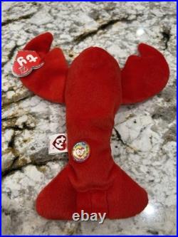 Ty Beanie Baby PUNCHERS The Red Lobster RARE BBOC Beanie Official Club 2005 NWT