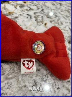 Ty Beanie Baby PUNCHERS The Red Lobster RARE BBOC Beanie Official Club 2005 NWT
