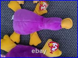 Ty Beanie Baby Patti, The Platypus. 3 Sizes VERY RARE ERRORS