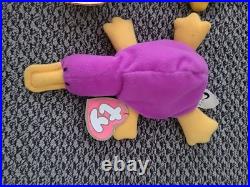 Ty Beanie Baby Patti, The Platypus. 3 Sizes VERY RARE ERRORS
