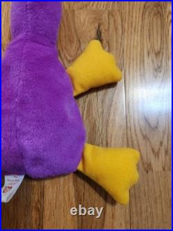 Ty Beanie Baby Patti the Platypus 1993 Retired RARE, PVC Pellets with Errors