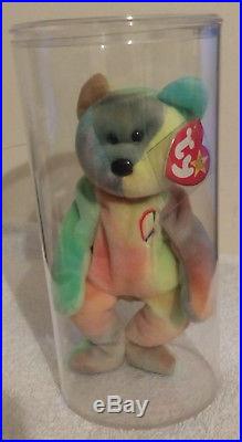 Ty Beanie Baby-Peace Bear-Multiple Errors-1996-Rare-Retired