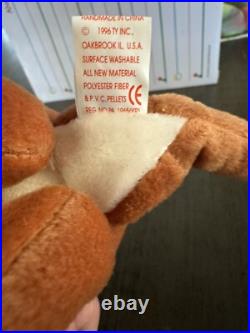 Ty Beanie Baby Pouch the Kangaroo 1996 with Errors (Rare Collectable)