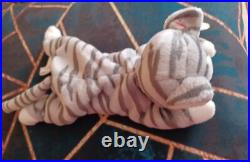 Ty Beanie Baby Prance The cat 1997 Rare Multiple Tag Errors Pe PELLETS