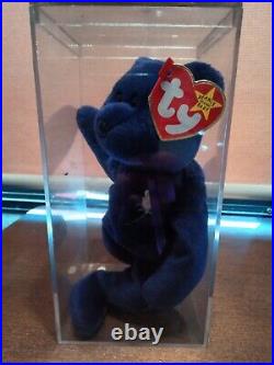 Ty Beanie Baby Princess Diana Retired RARE Errors Mint 1997 withcase