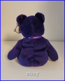 Ty Beanie Baby Princess The Diana Bear 1997 Rare PE Pellets 1st