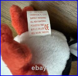 Ty Beanie Baby Puffer the Puffin Retired Mint 1997 withcase ORIGINAL RARE RETIRED