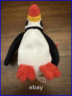 Ty Beanie Baby Puffer the Puffin Retired Mint 1997 withcase ORIGINAL RARE RETIRED