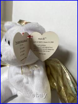 Ty Beanie Baby RARE Halo II 2000 With Errors
