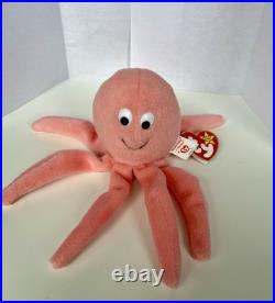 Ty Beanie Baby RARE RETIRED 1993 INKY WITH PVC PELLETS/TAG ERRORS #4028