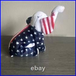 Ty Beanie Baby RIGHTY 2000 Elephant MAJOR TAG ERRORS 7-4-2000 RARE