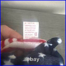 Ty Beanie Baby RIGHTY 2000 Elephant MAJOR TAG ERRORS 7-4-2000 RARE