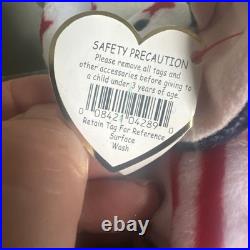 Ty Beanie Baby RIGHTY 2000 Elephant MAJOR TAG ERRORS 7-4-2000 RARE
