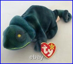 Ty Beanie Baby Rainbow The Chameleon Rare RetiredCollectable