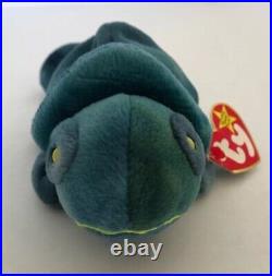 Ty Beanie Baby Rainbow The Chameleon Rare RetiredCollectable