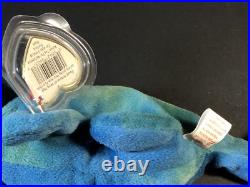 Ty Beanie Baby Rainbow the Chameleon VERY RARE First Run Tag Errors Iggy Fabric Ty Beanie Baby Rainbow the Chameleon VERY RARE First Run Tag Errors Iggy Fabric