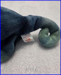 Ty Beanie Baby Rainbow the Chameleon VERY RARE First Run Tag Errors Iggy Fabric